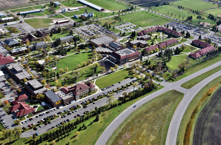 crookston campus aerial photo