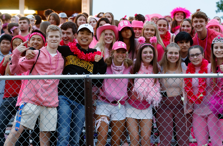 Concordia Academy students at a sporting event